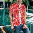 thumbnail image 6 of KLL Beef for Men's Baseball Shirts,Short Sleeve Casual Shirts Button Down Shirt for Men Beach Summer Wedding Shirt-3X-Large, 6 of 7