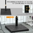 thumbnail image 4 of Outsunny Base de Parasol de Patio Robuste de 42 lb pour Jardin, Cour Arrière, Extérieur, 4 of 10