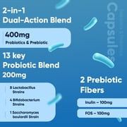 WeightWorld Prebiotics and Probiotics for Women & Men - 50 Billion CFU for Digestive Health & Immune Support - Vegan Mens & Womens Probiotics and Prebiotics - 2 Months Supply (60 Capsules)