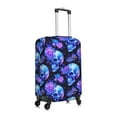 thumbnail image 3 of Balery Luggage Cover cool crystal Skull flower Print Suitcase Covers for Luggage Elastic Washable Suitcase Protector Fits 18-32 Inch Luggage-Medium, 3 of 9