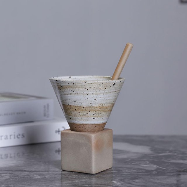 stoneware mug coffee mug ceramic funnel mug mug coffee mug set