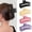 MultiColor2, variant on 5 Inche Gradient Pink Extra Large Claw Clips for Thick and Long Hair, 4 Pack Xl Jumbo Oversized Matte Non-slip Rectangle Hair Clips for Women, Big Strong Hold Jaw