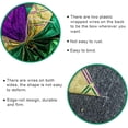 thumbnail image 3 of Large Mardi Gras Bow for Wreath, Purple Green Gold Gitter Stripe Bow for Mardi Gras Decoration - Sequin Bow for Front Door Indoor Outdoor Wall Mardi Gras Party Supplies Ornament, 3 of 10