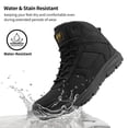 thumbnail image 3 of Jacata Non Slip Work Shoes for Men Food Service Water Resistant Leather Hiking Boots (Size 8.5), 3 of 6