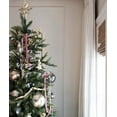 thumbnail image 4 of 24PCS Pink Velvet Christmas Tree Bows Door Garland Decor Vintage Wreath Bow (3/8'' Width, 5 * 7 inch), 4 of 12
