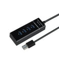 thumbnail image 1 of Hub USB 3.0 de alta velocidad con 4 puertos para PC de escritorio y adaptador para portátil, 1 of 2