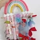 thumbnail image 5 of Accesorios para el cabello con borlas de arcoíris nórdicos, horquillas para el cabello, almacenamiento, decoración de pared tejida para habitación de niños, 5 of 6