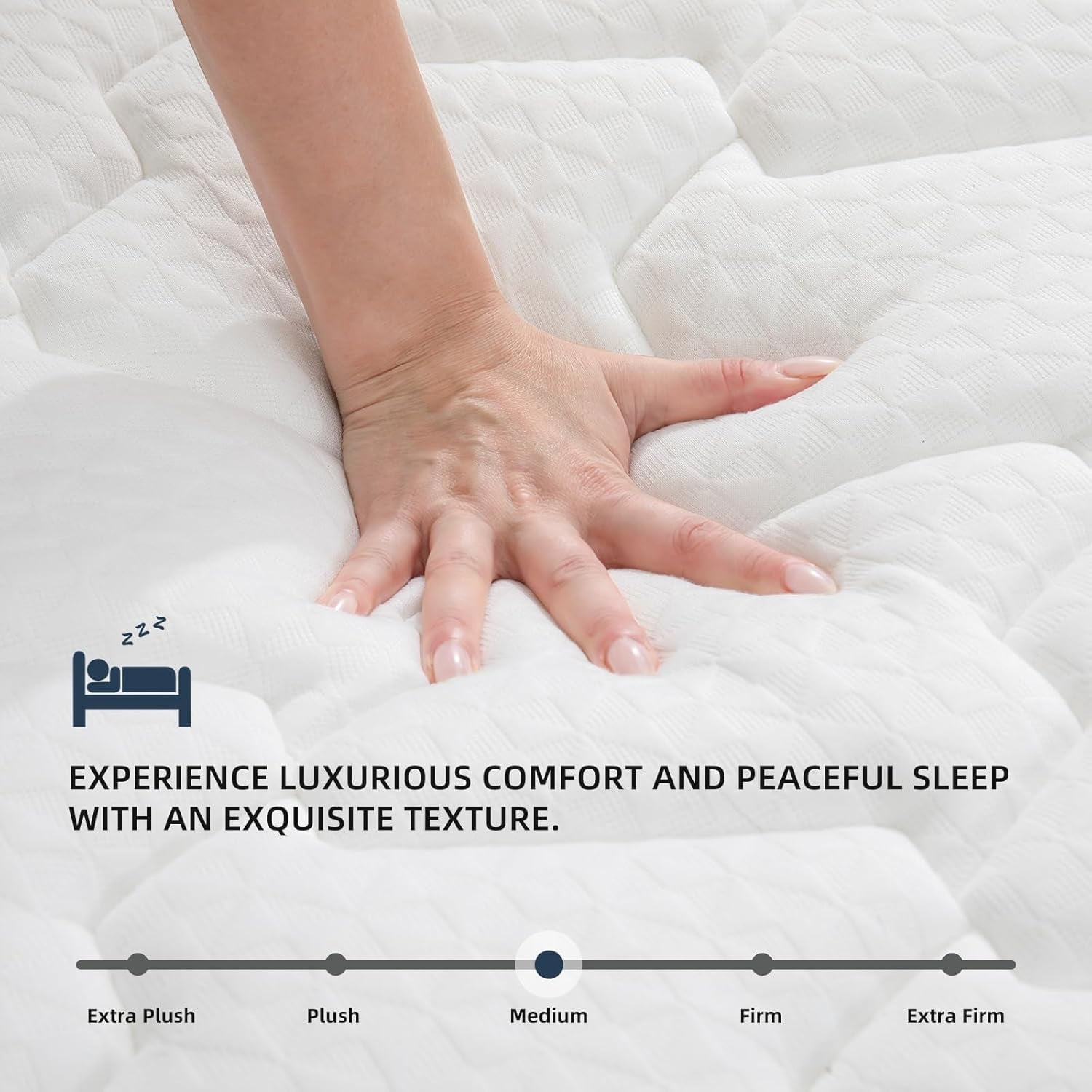 Queen Mattress, 10" Memory Foam Mattress in a Box, Cooling Gel & Bamboo Charcoal Infused Bed, Graphene Fabric Cover, 60"*80"