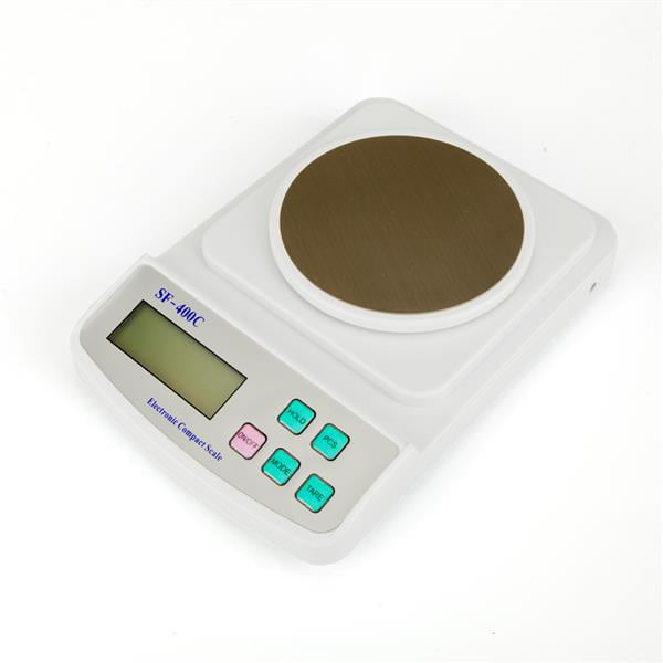 Sf-400c 500g/0.01g Portable Electronic Laboratory Scale with Windshield Gray & White Practical Industrial Tools 