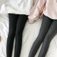 thumbnail image 3 of Gibobby Leggings cálidos para mujeres Leggings de terciopelo perlado grueso de terciopelo liso para mujer para pisar los para mantener el calor y usar pantalones(Negro,Talla única), 3 of 5