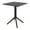 Black, variant on Compamia Sky Square Folding Table 24 inch Black