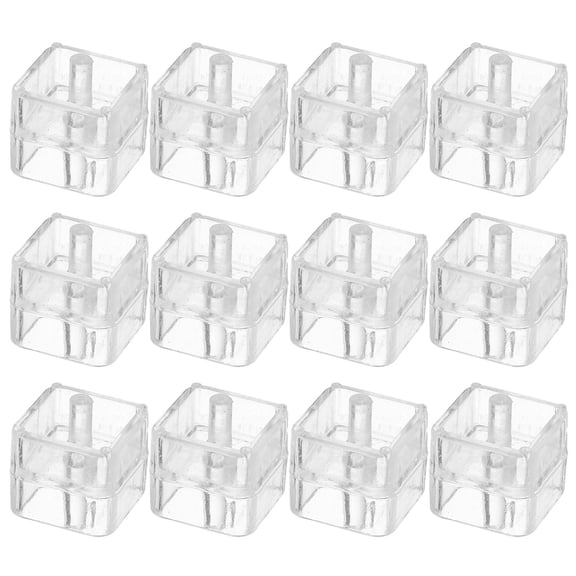 ELAYARD Transparent Plastic Tape Dispenser Core, Universal Fit, Durable, 14Pcs