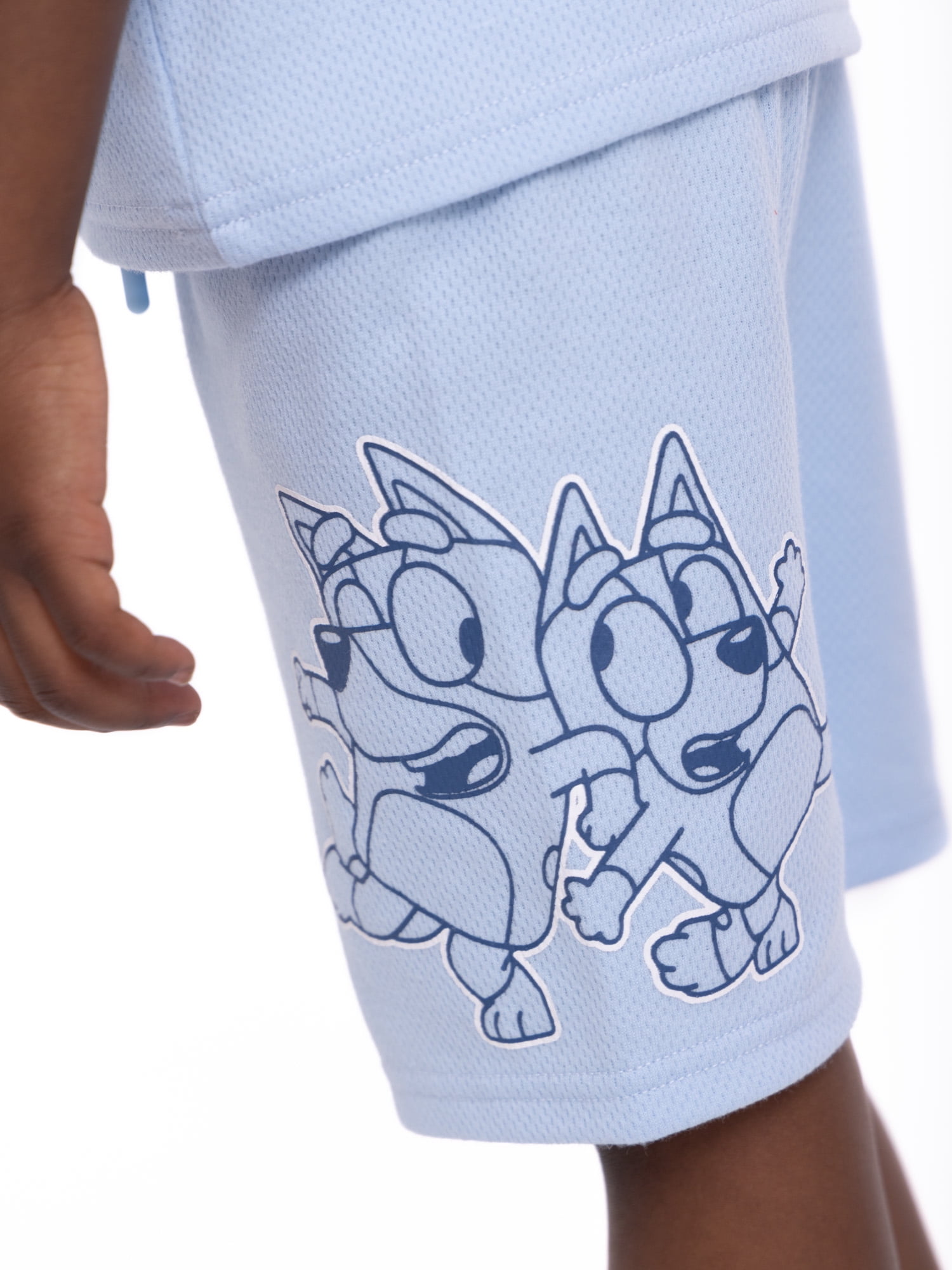 Bluey Toddler Boys Short Sleeve Polo Top and Shorts Set, 2-Piece, Sizes 2T-4T