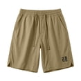 thumbnail image 5 of CHGBMOK Men's Cargo Shorts Casual Drawstring Shorts Summer Beach Stretch Golf Shorts with Pockets, 5 of 6