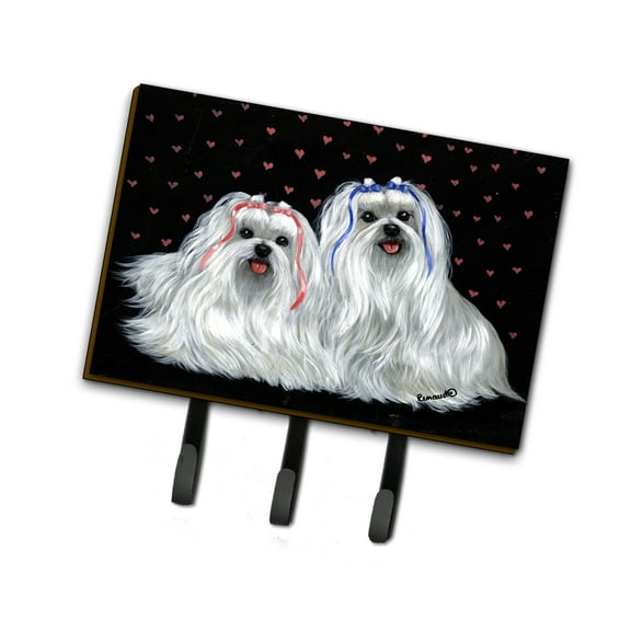 Maltese Sweethearts Leash or Key Holder