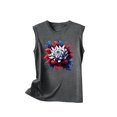 thumbnail image 5 of Qiopertar Blouse Sans Manches Imprimée Mode Décontractée pour Femmes Col Rond Pull Slim Offres de la Semaine Liquidation à Moins de 5$ jusqu'à 90 % de Réduction, 5 of 5