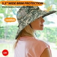 thumbnail image 4 of Solaris Women Outdoor Sun Hat,Polyester Summer Cool Hat , Boonie Hat for Fishing, Camping, Safari,Hiking,Camo Digital Green, 4 of 7