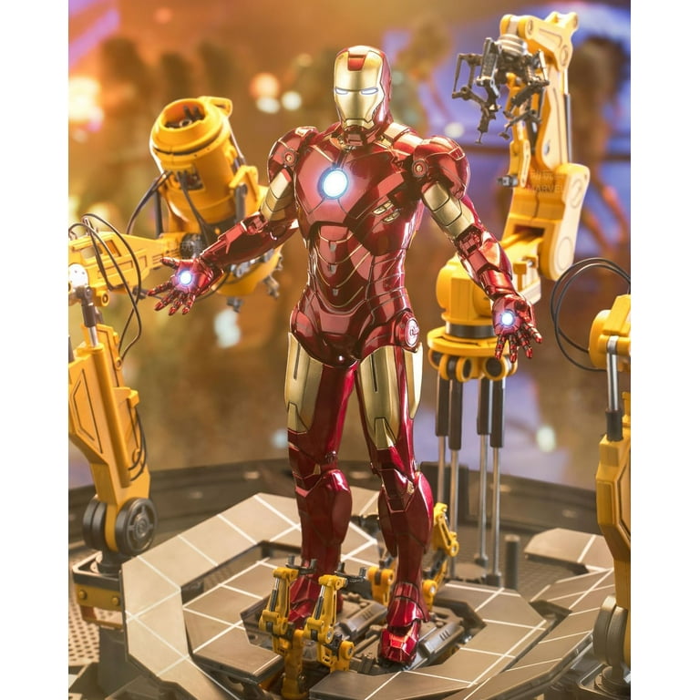 ZhongDong Toys IRON MAN MK4 1/10 Scale with Suit up Gantry 7