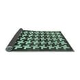 thumbnail image 2 of Ahgly Company Indoor Square Abstract Light Blue Modern Area Rugs, 6' Square, 2 of 4