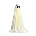 thumbnail image 4 of Halloween Ghost Decorations, 59.06 Inch Light Up White Fabric Standing Ghost Lamp with Stripe Bow, Spooky Halloween Indoor Holiday Porch Ornament, 4 of 5
