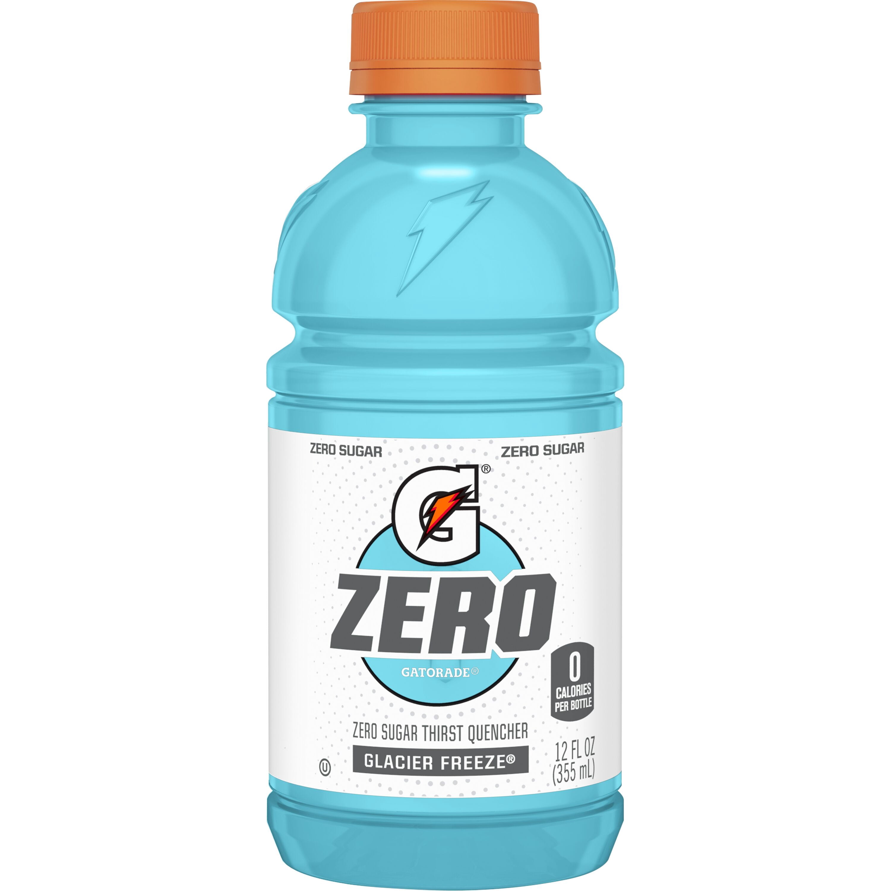 (4 pack) Gatorade Zero Sugar Thirst Quencher Glacier Freeze Sports Drink, 12 fl oz, 6 Count