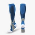 thumbnail image 4 of LYMAYTER Women and Men Compression Socks 1 Pairs Knee high Plus Size Wide Calves Running Socks, 4 of 7