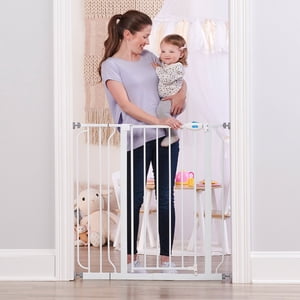 Regalo Easy Step Extra Tall Walk-Through Baby Gate, 29.5-38.5 Inches