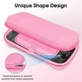 thumbnail image 4 of FINTIE Case for Nintendo Switch 2 (2025), Shockproof Hard Shell Carrying Case, Protective Cover Travel Bag w/19 Game Card & 2 Micro SD Card Slots & Inner Pocket for Accessories, Pink, 4 of 10