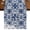 Dark Blue, variant on Navy Blue Boho Table Runner 36 Inches Long, Cotton Linen Table Runner Dresser Scarf, Ehtnic Abstract Art Modern Geometric Short Fabric Tablerunners for Dining Tables Wedding Holiday Party 13"x36"