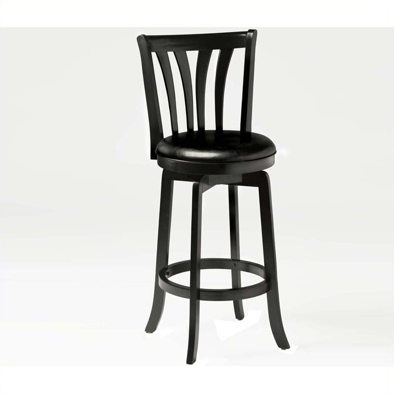 Savana Swivel Counter Stool, Black