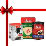 Melitta 10-Cup Cone Coffeemaker with Extra Filter and Coffee Cone Coffeemaker with Extra Filter and Coffee