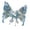 Blue, variant on Large Silk Flower Butterfly Hair Clip Artificial Flower Hair Barrettes for Weddings Parties and Cultural Event Gathering