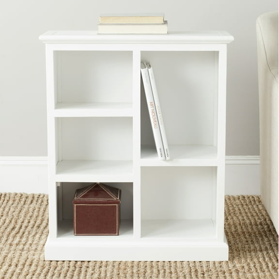 SAFAVIEH Maralah Country Transitional Bookcase with 5 Shelves, White