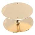thumbnail image 4 of Door Lock Hole Cover Plate 2 5/8" Diameter Gold Plated Includes Screws For Security Door Reinforcement Door Knob Cover Hole Filler Plate For Door Handle, 4 of 8