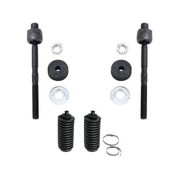 Front Tie Rod End Set - Compatible with 2001 - 2005 BMW 325i Base 2002 2003 2004