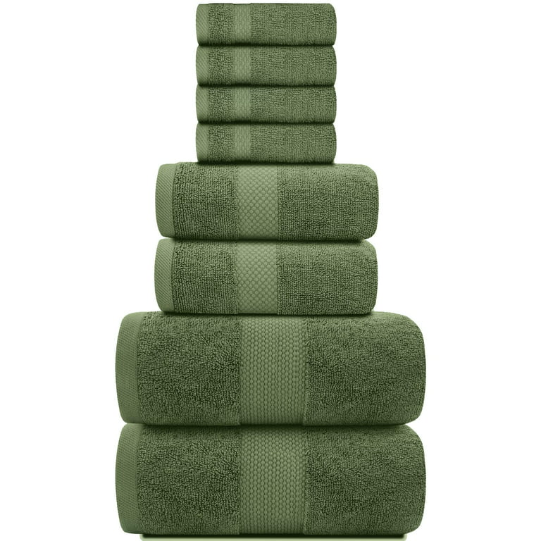 White Classic Luxury Bath Sheet Towels Extra Large | Highly Absorbent Hotel  spa Collection Bathroom Towel | 35x70 Inch | 2 Pack (Forest Green)