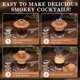 thumbnail image 5 of Kit ahumador para whisky Vabaso de 18 piezas con soplete y 6 sabores de madera, 5 of 8