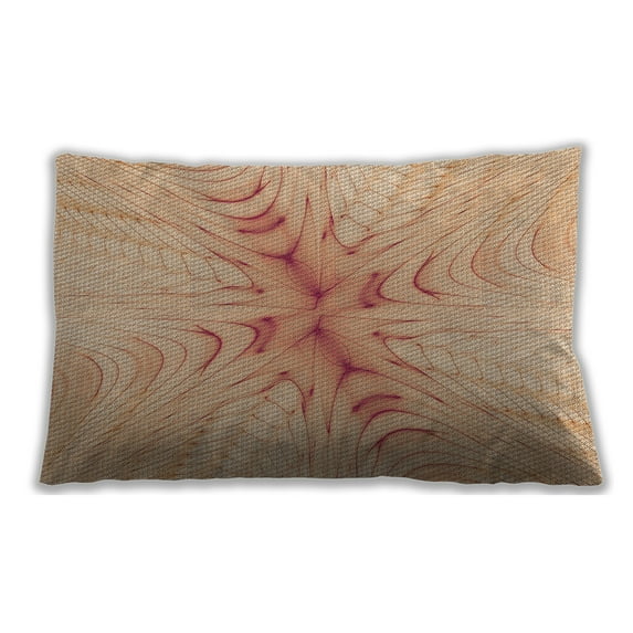 Ahgly Company Indoor Rectangular Contemporary Lumbar Throw Pillow, 13 inch by 19 inch
