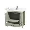 thumbnail image 6 of Wyndham Collection Wcs141436s-Vca-Mxx Sheffield 36" Free Standing Single Basin Vanity Set, 6 of 7
