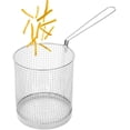 thumbnail image 1 of Round Stainless Steel Deep Fry Basket - French Chip Frying Serving Food, 1 of 5