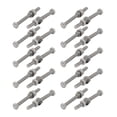 thumbnail image 1 of Unique Bargains 20pcs 304 Stainless Steel M4x40mm Hex Bolts w Nuts and Washers Assortment Kit, 1 of 3