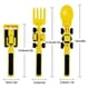 thumbnail image 4 of kryc Bulldozer Excavator Toddler Plates Dinnerware Set Baby Plates Durable 3-Pack Kids Cutlery Three Set, 4 of 4
