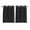 Black, variant on Solid Brown Kitchen Curtains 84 Inch Length, Vintage Minimalism Abstract Denim Pattern Grommet Top Bedroom Living Room Curtains, Light Filtering Cafe Curtain Drapes 2 Panels Set 104''x84''
