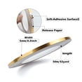 thumbnail image 3 of Xoxingysm Stickers Tile Sticker Decorative Floor Wall Sticker Foil Line Peel and Stick Adhesive Waterproof Cover for Kitchen Bathroom Living Room Bedroom 1 Piece Roll 0.5Cmx50M, 1X Tile Grout, 3 of 7
