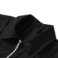 thumbnail image 3 of Men's Bomber Jacket Windbreak Jackets Rain Jacket Casual Loose Fit Zip-up Lightweight Golf Jacket with Side Pockets, 3 of 7