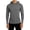 Dark Gray, variant on Men's Slim-Fit Solid Raglan Hooded Sweatshirt, Smooth Soft Long-Sleeve Base Layer, Thin Knit for Gym Warm-Ups Black S