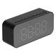 thumbnail image 5 of Reloj despertador digital Nikou portátil Bluetooth pantalla LED color negro, 5 of 15