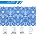 thumbnail image 4 of Lace Ribbon 10 Yards 7 Inch Lace Flower Trim for Craft Headbands Wedding Blue, 4 of 5