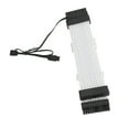 thumbnail image 1 of ARGB PSU Cable, Support 5V 3 Pin Synchronized RGB Power Extension Cable 24 Pin  for Motherboard Connector, 1 of 7