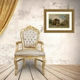 thumbnail image 3 of Francisco de Goya 24x19 Gold Ornate Framed and Double Matted Museum Art Print Titled - Friar Pedro Binds the Maragato with a Rope (C. 1806), 3 of 4